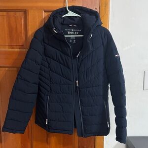 Tommy Hilfiger TH Flex Black Quilted Jacket